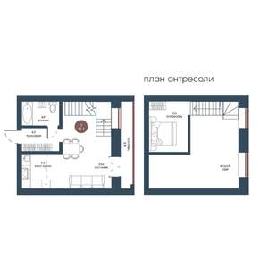 Студия квартира, строящийся дом, 51м2, 7/7 этаж