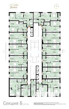 2-к квартира, вторичка, 51м2, 5/16 этаж