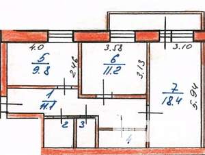 2-к квартира, вторичка, 62м2, 6/10 этаж