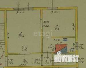 2-к квартира, вторичка, 39м2, 2/2 этаж