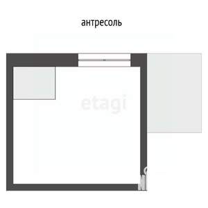 Студия квартира, вторичка, 12м2, 1/2 этаж