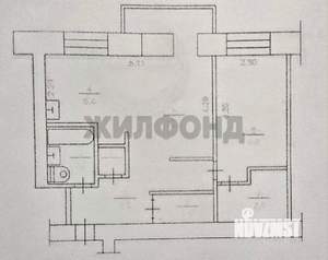 2-к квартира, вторичка, 41м2, 3/5 этаж