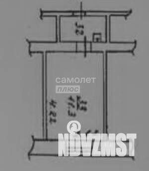 1-к квартира, вторичка, 14м2, 2/5 этаж