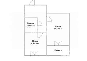 1-к квартира, вторичка, 36м2, 3/9 этаж