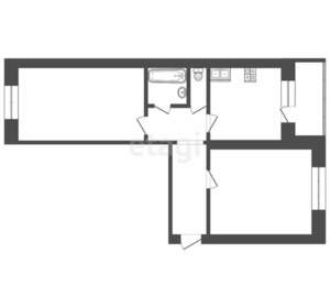 2-к квартира, вторичка, 59м2, 2/5 этаж