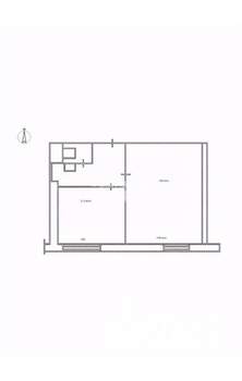 1-к квартира, вторичка, 38м2, 3/3 этаж