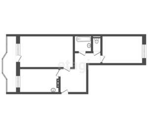 2-к квартира, вторичка, 60м2, 14/14 этаж