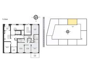 4-к квартира, вторичка, 95м2, 1/23 этаж