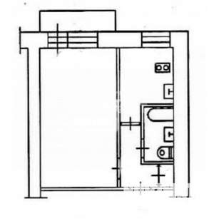 1-к квартира, вторичка, 29м2, 4/5 этаж