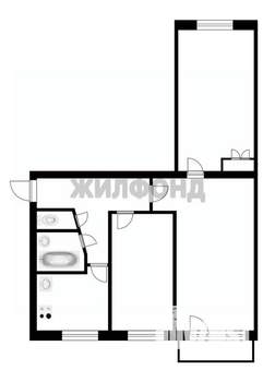 3-к квартира, вторичка, 58м2, 3/5 этаж