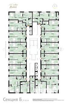 2-к квартира, вторичка, 49м2, 12/16 этаж