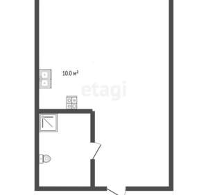 1-к квартира, вторичка, 17м2, 4/5 этаж