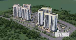 2-к квартира, строящийся дом, 54м2, 15/16 этаж