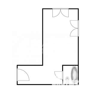 Студия квартира, вторичка, 17м2, 1/3 этаж