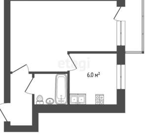 2-к квартира, вторичка, 31м2, 3/5 этаж