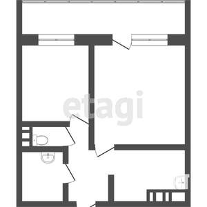 2-к квартира, вторичка, 53м2, 3/5 этаж