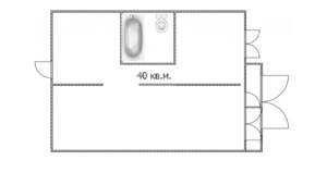 1-к квартира, вторичка, 40м2, 7/9 этаж