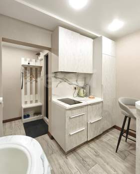 Студия квартира, вторичка, 17м2, 1/5 этаж