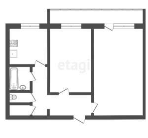 2-к квартира, вторичка, 52м2, 9/10 этаж