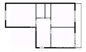 3-к квартира, вторичка, 74м2, 2/5 этаж