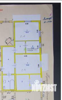 3-к квартира, вторичка, 80м2, 1/2 этаж