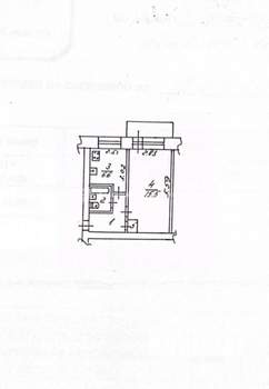 1-к квартира, вторичка, 30м2, 3/5 этаж