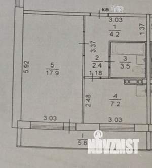 1-к квартира, вторичка, 36м2, 5/10 этаж