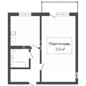 1-к квартира, вторичка, 36м2, 9/10 этаж