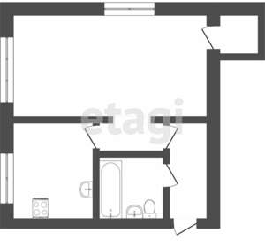 1-к квартира, вторичка, 37м2, 5/5 этаж