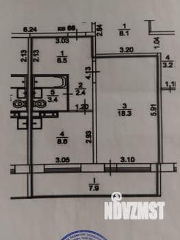 1-к квартира, вторичка, 39м2, 8/10 этаж