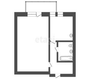 1-к квартира, вторичка, 34м2, 3/10 этаж