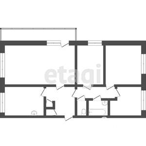 4-к квартира, вторичка, 70м2, 8/9 этаж