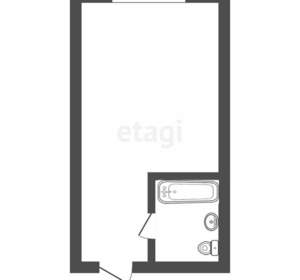 1-к квартира, вторичка, 18м2, 5/5 этаж