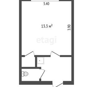 Студия квартира, вторичка, 18м2, 5/5 этаж
