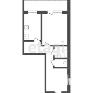 2-к квартира, вторичка, 56м2, 8/10 этаж