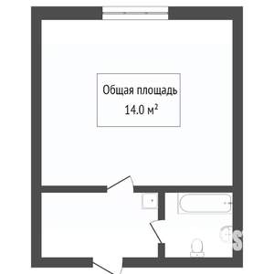 Студия квартира, вторичка, 13м2, 4/5 этаж