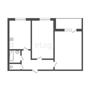 2-к квартира, вторичка, 45м2, 8/9 этаж