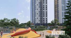 2-к квартира, строящийся дом, 40м2, 1/16 этаж