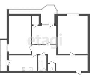 3-к квартира, вторичка, 100м2, 1/7 этаж