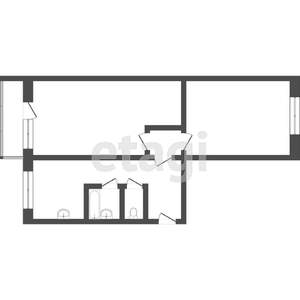 2-к квартира, вторичка, 45м2, 3/5 этаж