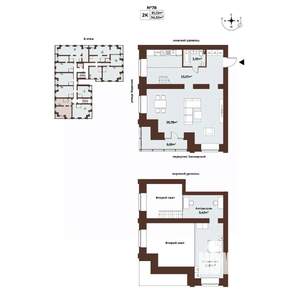 2-к квартира, строящийся дом, 95м2, 8/8 этаж