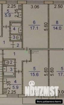 2-к квартира, вторичка, 47м2, 3/5 этаж