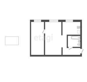 2-к квартира, вторичка, 46м2, 3/5 этаж
