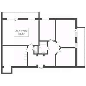 4-к квартира, вторичка, 130м2, 4/6 этаж