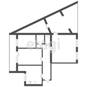 4-к квартира, вторичка, 78м2, 5/5 этаж