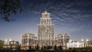 1-к квартира, строящийся дом, 62м2, 7/30 этаж