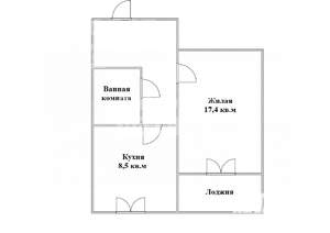 1-к квартира, вторичка, 36м2, 3/9 этаж