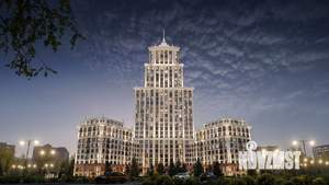 1-к квартира, строящийся дом, 40м2, 15/30 этаж