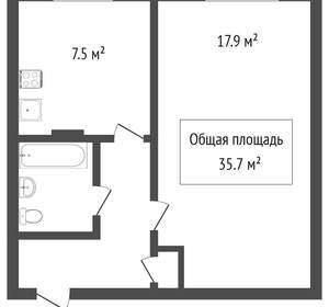 1-к квартира, вторичка, 36м2, 10/10 этаж