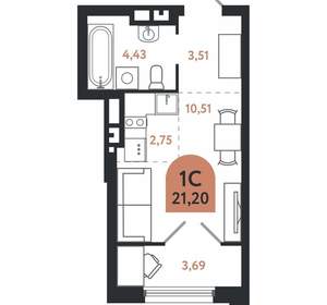 Студия квартира, вторичка, 21м2, 17/26 этаж